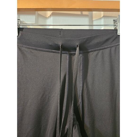 Alo Yoga Black Full Length Leggings with Working Drawstring Measures XS - Picture 3 of 5